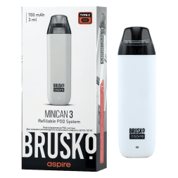 Электронная сигарета Brusko - Minican 3 (700 mAh, Белый)