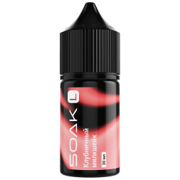 Жидкость SOAK L30 - Strawberry Cream Dream (Клубничный Милкшейк, 30 мл, 2 мг)
