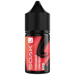 Жидкость SOAK L30 - Ruby Grapefruit (Рубиновый Грейпфрут, 30 мл, 2 мг)
