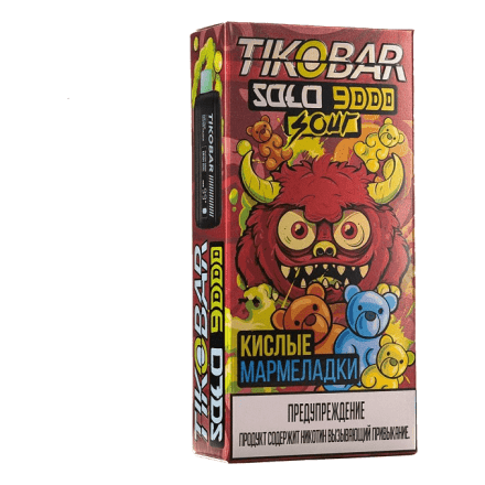 TIKOBAR Solo - Кислые Мармеладки (Sour Jelly Bears, 9000 затяжек)
