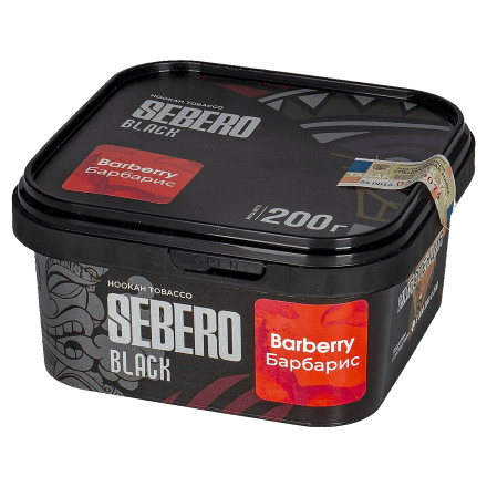 Табак Sebero Black - Barberry (Барбарис, 200 грамм)