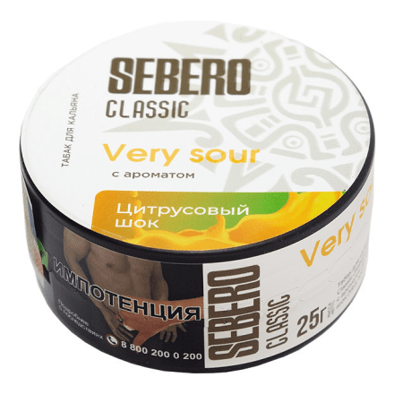 Табак Sebero - Very Sour (Цитрусовый Шок, 25 грамм)