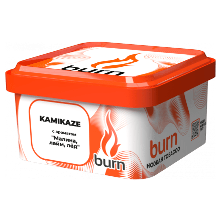 Табак Burn - Kamikaze (Лайм Малина Лед, 200 грамм)