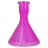 Колба Vessel Glass - Ёлка Кристалл (Розовая)