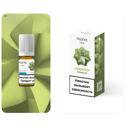 Жидкость PLONQ - Зелёный Чай (10 мл, 2 мг)