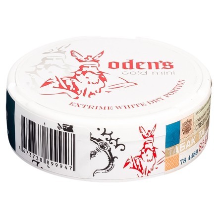Табак жевательный ODENS - Cold Extreme White Dry Mini (9 грамм)