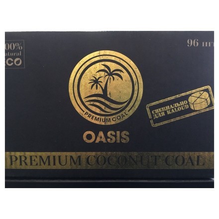 Уголь Oasis Premium Coal (Kaloud Edition, 96 кубиков)