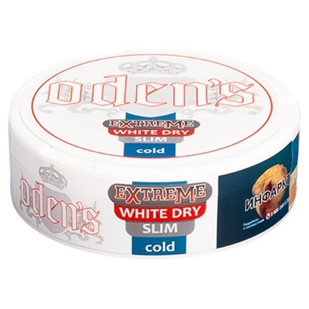 Табак жевательный ODENS - Cold Extreme White Dry Slim (13 грамм)