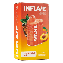 INFLAVE SPIN - Персиковый Чай (8000 затяжек)