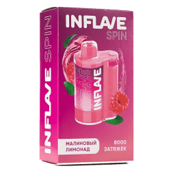 INFLAVE SPIN - Малиновый Лимонад (8000 затяжек)