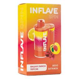 INFLAVE SPIN - Вишня Лимон Персик (8000 затяжек)
