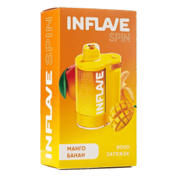 INFLAVE SPIN - Манго Банан (8000 затяжек)