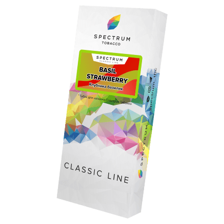 Табак Spectrum - Basil Strawberry (Клубника Базилик, 100 грамм)
