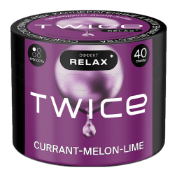 Табак Twice - Currant-Melon-Lime (Смородина, Дыня, Лайм, 40 грамм)