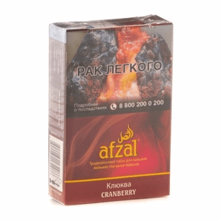 Табак Afzal - Cranberry (Клюква, 40 грамм)
