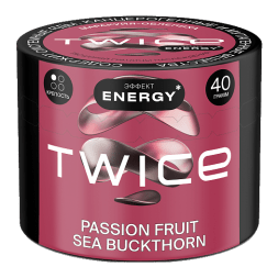 Табак Twice - Passion Fruit-Sea Buckthorn (Маракуйя и Облепиха, 40 грамм)