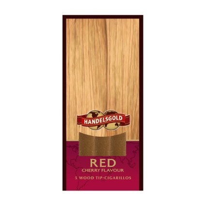 Сигариллы Handelsgold Wood Tip-Cigarillos - Cherry Red (5 штук)