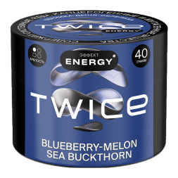 Табак Twice - Blueberry-Melon-Sea Buckthorn (Черника, Дыня, Облепиха, 40 грамм)