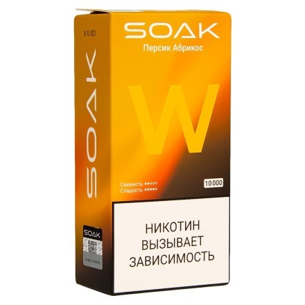 SOAK W - Персик Абрикос (10000 затяжек)