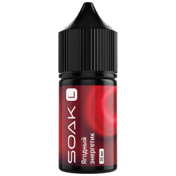 Жидкость SOAK L30 - Berry Energy Drink (Ягодный Энергетик, 30 мл, 2 мг)