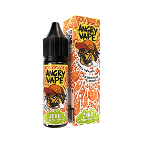Жидкость Angry Vape Zero - Ленивец Таймлапс (Апельсиновая Газировка, 30 мл, без никотина)