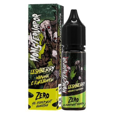 Жидкость Monsterwapor Zero - Leshberry (Малина с Ежевикой, 30 мл, без никотина)