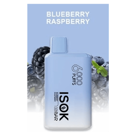 ISOK ISBAR - Черника Малина (Blueberry Raspberry, 6000 затяжек)