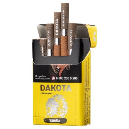Сигариллы Dakota - Vanilla (блок 10 пачек)