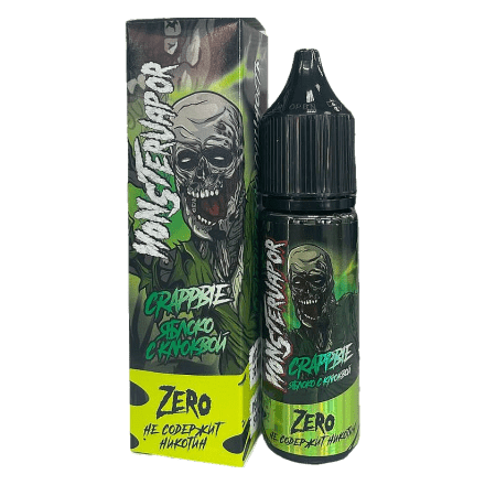 Жидкость Monsterwapor Zero - Crappbie (Яблоко с Клюквой, 30 мл, без никотина)