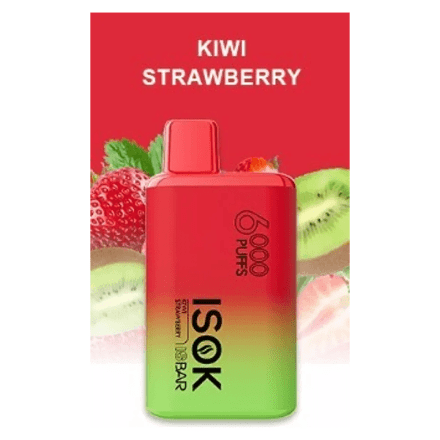 ISOK ISBAR - Киви Клубника (Kiwi Strawberry, 6000 затяжек)