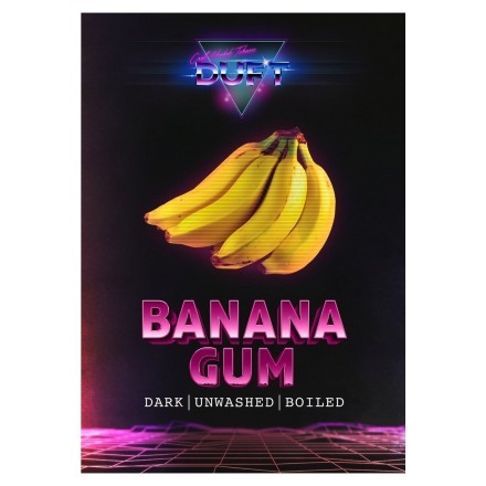 Табак Duft - Banana Gum (Банановая Жвачка, 80 грамм)