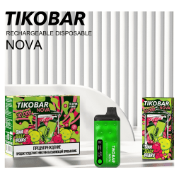 TIKOBAR Nova - Кислые Мармеладки (Sour Jelly Bears, 10000 затяжек)