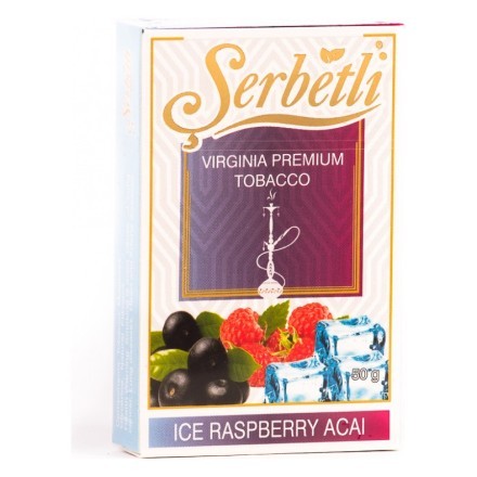 Табак Serbetli - Ice Raspberry Acai (Асаи Малина со Льдом, 50 грамм, Акциз)
